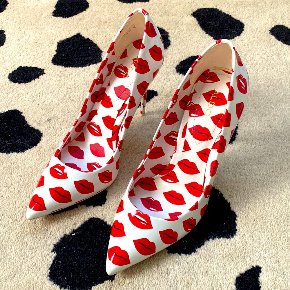 ALDO limited edition kiss pumps heels